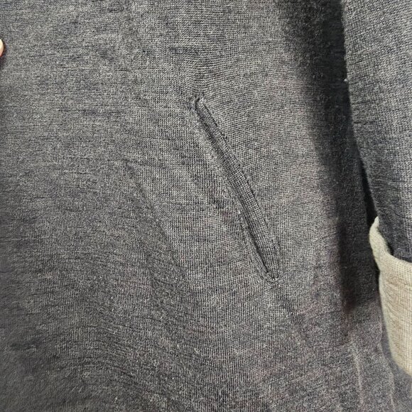 Susan Bristol Wool Blend Open Long Cardigan Jacket Sz XL Brown Tan Quiet Luxury - Picture 5 of 10